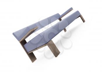 Royalty Free Clipart Image of a Bench