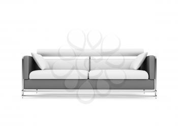 Royalty Free Clipart Image of a Couch