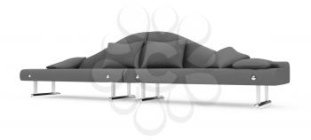 Royalty Free Clipart Image of a Couch