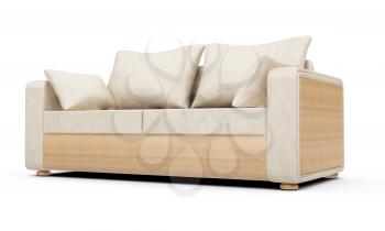 Royalty Free Clipart Image of a Couch