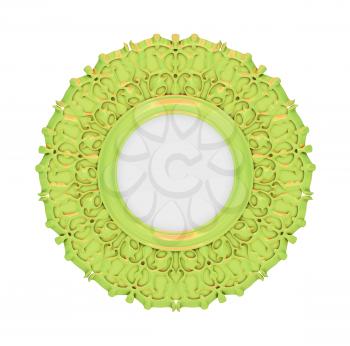 Royalty Free Clipart Image of a Decorative Mirror