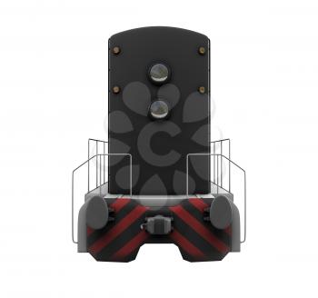 Royalty Free Clipart Image of a Diesel Train