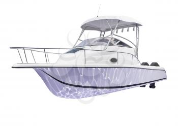 Royalty Free Clipart Image of a Boat