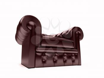 Royalty Free Clipart Image of an Armchair