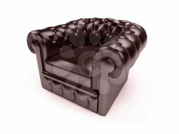 Royalty Free Clipart Image of an Armchair