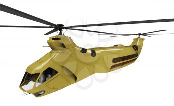 Royalty Free Clipart Image of a Helicopter