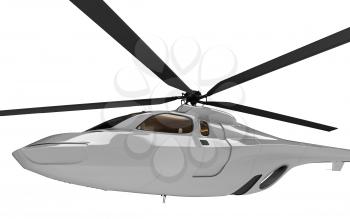 Royalty Free Clipart Image of a Helicopter