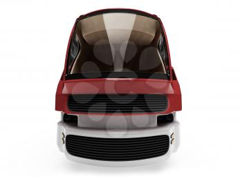 Royalty Free Clipart Image of a Truck