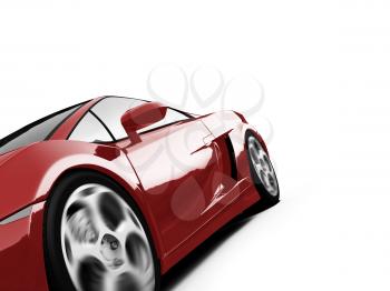 Royalty Free Clipart Image of a Car