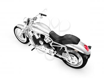 Royalty Free Clipart Image of a Motorcycle