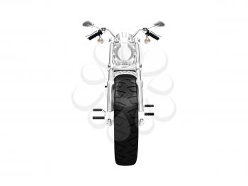 Royalty Free Clipart Image of a Motorcycle