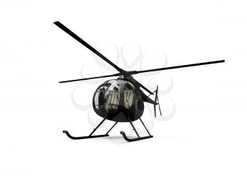 Royalty Free Clipart Image of a Helicopter