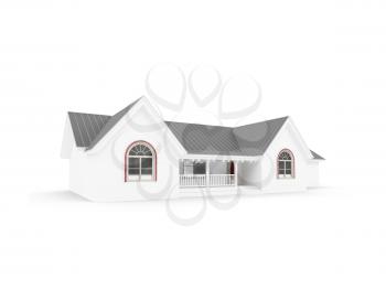 Royalty Free Clipart Image of a House