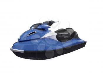 Royalty Free Clipart Image of a Jet Ski