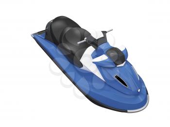 Royalty Free Clipart Image of a Jet Ski