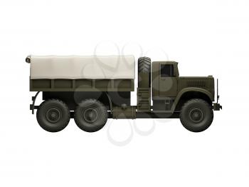 Royalty Free Clipart Image of a Truck