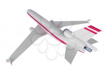 Royalty Free Clipart Image of an Airplane