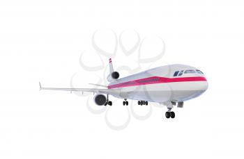 Royalty Free Clipart Image of an Airplane