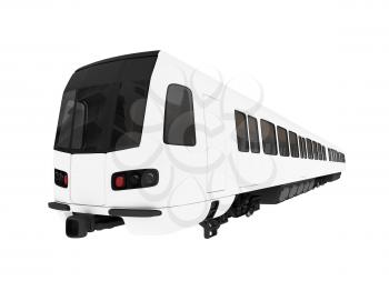 Royalty Free Clipart Image of a Metro Train