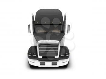 Royalty Free Clipart Image of a Transport Truck