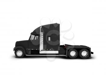 Royalty Free Clipart Image of a Transport Truck