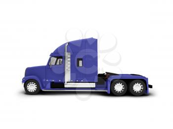 Royalty Free Clipart Image of a Transport Truck