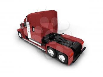 Royalty Free Clipart Image of a Transport Truck