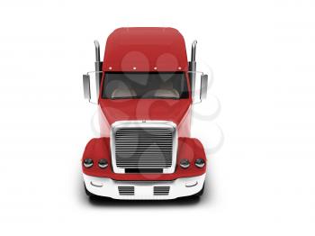 Royalty Free Clipart Image of a Transport Truck