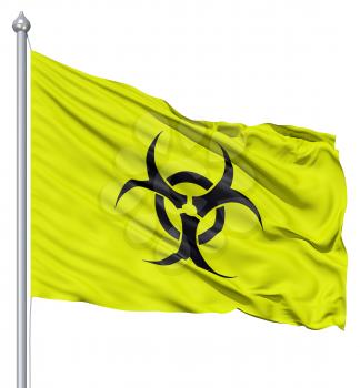 Royalty Free Clipart Image of a Radiation Flag