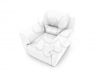 Royalty Free Clipart Image of an Armchair