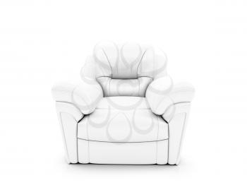 Royalty Free Clipart Image of an Armchair