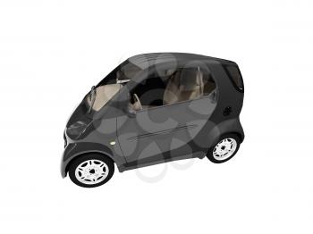 Royalty Free Clipart Image of a Smart Car