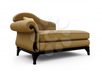 Royalty Free Clipart Image of a Sofa