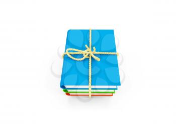 Royalty Free Clipart Image of a Stack of Books