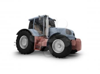 Royalty Free Clipart Image of a Tractor