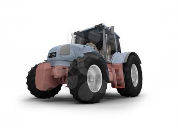 Royalty Free Clipart Image of a Tractor