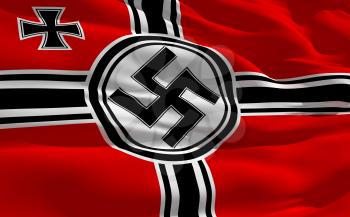 Royalty Free Clipart Image of a Nazi Flag