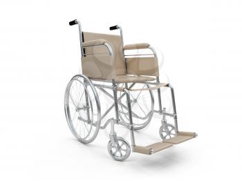 Royalty Free Clipart Image of a Wheelchair