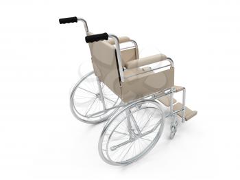 Royalty Free Clipart Image of a Wheelchair