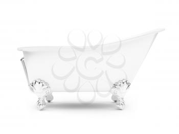 Royalty Free Clipart Image of a Bathtub