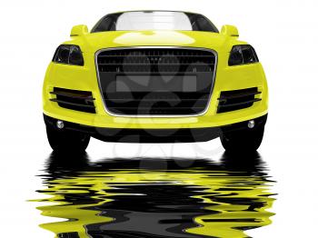 Royalty Free Clipart Image of a Car