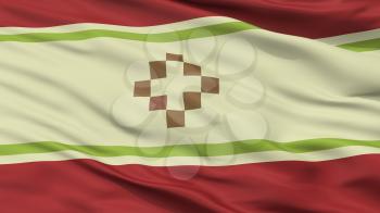 San Fernando Del Valle De Catamarca City Flag, Country Argentina, Closeup View, 3D Rendering