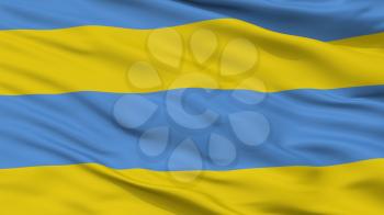 Kallaste City Flag, Country Estonia, Closeup View, 3D Rendering