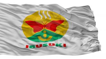 Ibusuki City Flag, Country Japan, Kagoshima Prefecture, Isolated On White Background, 3D Rendering