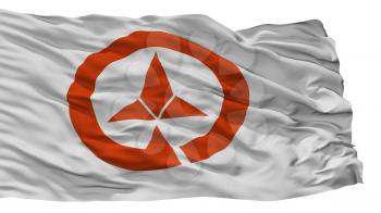 Ono City Flag, Country Japan, Hyogo Prefecture, Isolated On White Background, 3D Rendering
