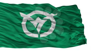 Sakado City Flag, Country Japan, Saitama Prefecture, Isolated On White Background, 3D Rendering