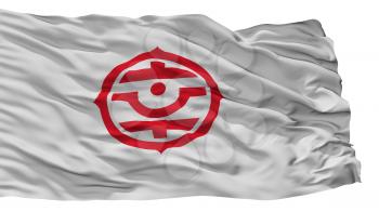 Shiki City Flag, Country Japan, Saitama Prefecture, Isolated On White Background, 3D Rendering