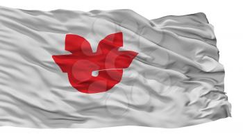 Soma City Flag, Country Japan, Fukushima Prefecture, Isolated On White Background, 3D Rendering