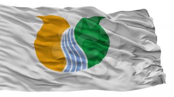 Tonami City Flag, Country Japan, Toyama Prefecture, Isolated On White Background, 3D Rendering