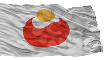 Unnann City Flag, Country Japan, Shimane Prefecture, Isolated On White Background, 3D Rendering